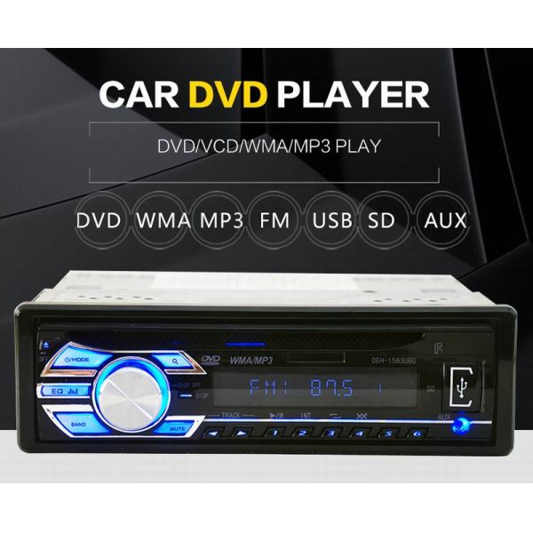 Ouchuangbo Car DVD Stereo Radio Audio Receiver MP3 Player CD/MPEG4/VCD USB SD Slot