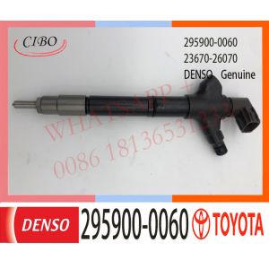 China 295900-0060 DENSO Diesel Engine Fuel Injector 295900-0060 295900-0180 For Toyota 23670-26070 23670-29115 on sale
