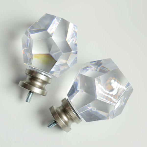 KIEI EP1006 Curtain Finial Hardware Precision Manufacturing Curtain Rod Hot Sale