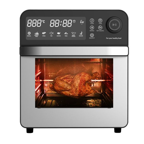 Buy 7L 12L 24L Stainless Steel Digital Air Fryer Steam Function Air Toaster Oven No Oil at wholesale prices