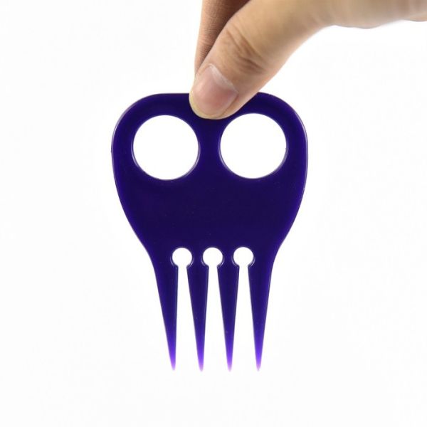 Buy Durable Horse Plaiting Comb Braiding Aid Comb Tool Custom Logo Printing at wholesale prices