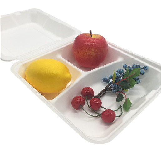 Buy 8 Inch 38g Clamshell Biodegradable To Go Containers at wholesale prices