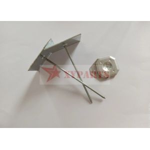 50mm Galvanized Self Stick Insulation Pins With Aluminum Pins