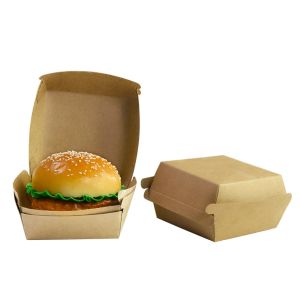 Custom Printing Burger Box Hamburger Container Food Packaging Box