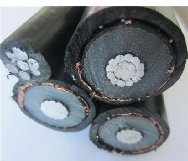 AL XLPE 3x240mm2 Overhead Insulated Cable 35KV With Copper Tape