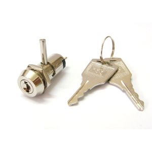 Tubular dual function switch cam lock