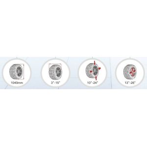 CE 1040mm car Pneumatic Tire Changer Machine No Need Crowbar