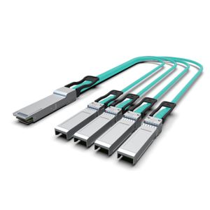 40G QSFP+ To 4x10G Breakout AOC(Active Optical Cable) Cables 7M Qsfp 4x10g Aoc7m