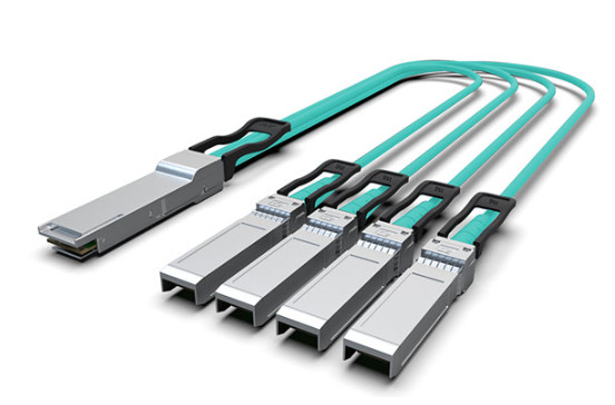 40G QSFP+ To 4x10G Breakout AOC(Active Optical Cable) Cables 30M Qsfp 4x10g