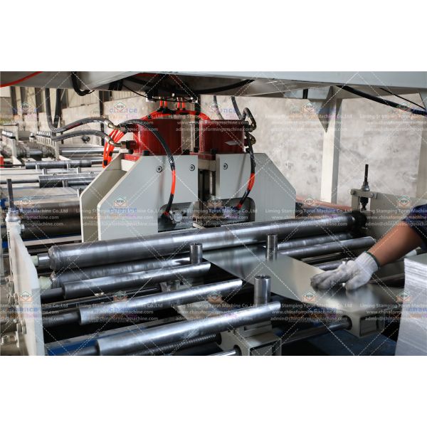 Gr15 Trunking 0.3mm Cable Tray Roll Forming Machine 380v