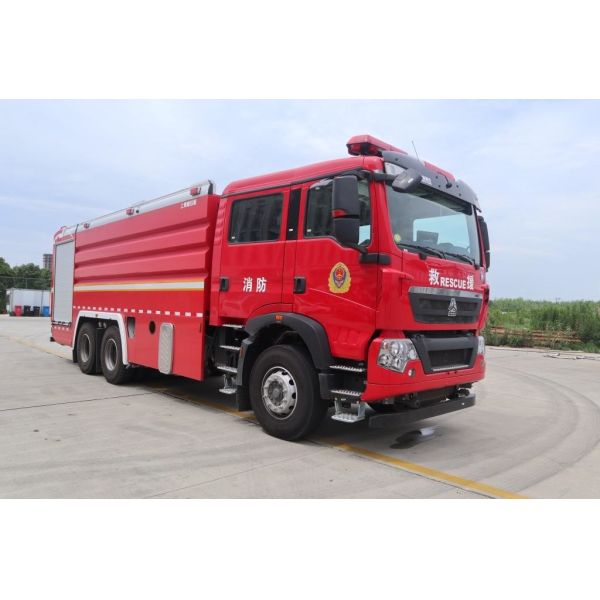 PM180/SG180 HOWO Water Tanker Fire Truck Heavy Rescue Vehicle 1MPa 10kW/T