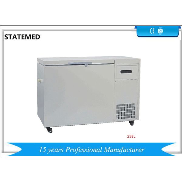 CFC Free Laboratory Deep Freezer 258L With Digital LED Display Microprocessor