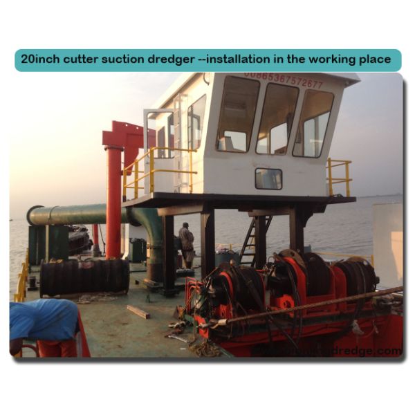 YSCSD600 20 Inch Hydraulic Cutter Dredger Equipment Sea Sand Dredging 100L/h Fuel Consumption