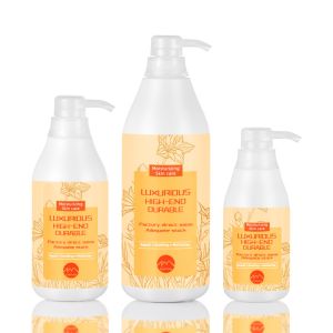 China Round round lotion bottle With 39mm pump Multiapplication 300ml on sale