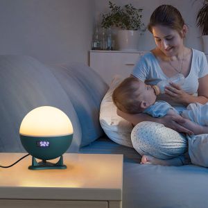 Tuya Wifi Smart Night Light For Mom and Baby Bedside White Noise Music Aid Sleep