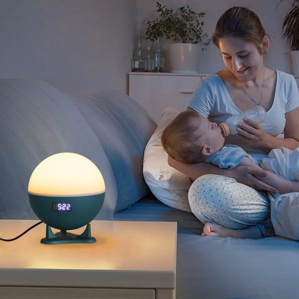 Tuya Wifi Smart Night Light For Mom and Baby Bedside White Noise Music Aid Sleep