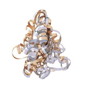 Red , Green , White Combinations christmas Curling Ribbon Bow , PP Metallic