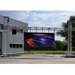 Easy Install Mobile P8 LED Screen Rental SMD Outdoor Stage Background LED