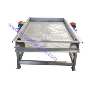 Dewatering Vibrating Screen Sieve 300kg/H 380V 700mm Belt Width