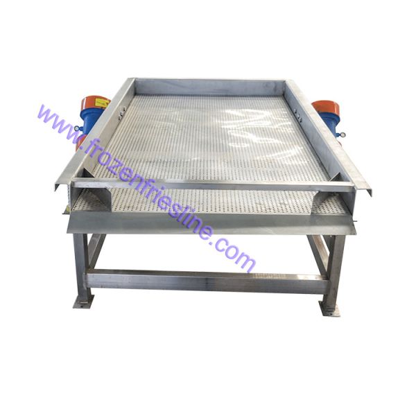 Buy Dewatering Vibrating Screen Sieve 300kg/H 380V 700mm Belt Width at wholesale prices