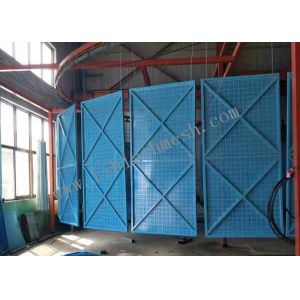 Quality Blue Color Perforated Steel Mesh For High Rise Buildings , 1mm Thickness for sale