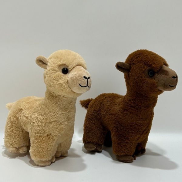 Buy 2 CLRS Standing Llama Plush Toy Stuffed Alpaca BSCI Audit at wholesale prices