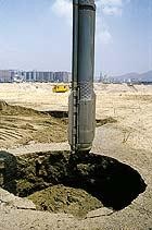 Electric Bottom Feed Vibroflot Vibroflotation Equipment Durable Dynamic