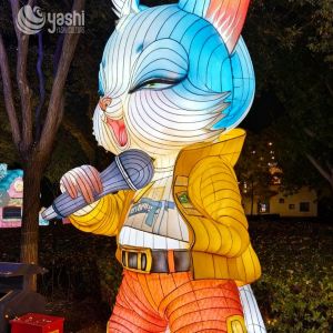 Chinese Festival Lantern - Cartoon Animal Cat Shaped Outdoor Decorative Lantern