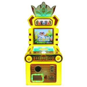 19-inch Children and Adults' Arcade Game Mech Warrior Bull Card Machine