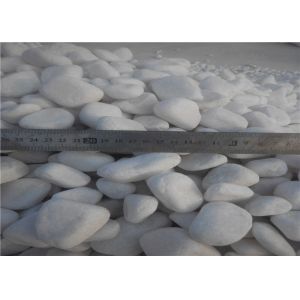 High Polished Snow White Natural Building Stone River Pebble Stone