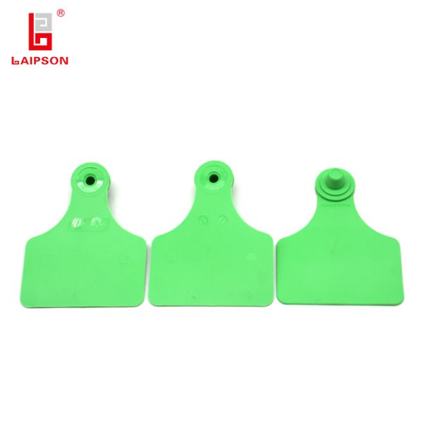 ISO9001 80MM Closed Head Cattle Beef Cow Ear Tag With TPU For Cattle Sheep Farm