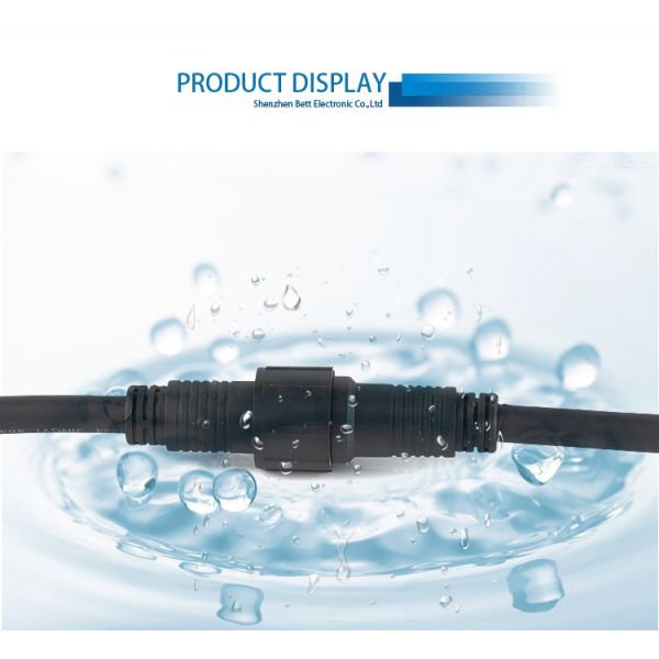 IP68 M19 Nylon Encapsulated Male And Female Outdoor Waterproof Cable Connector