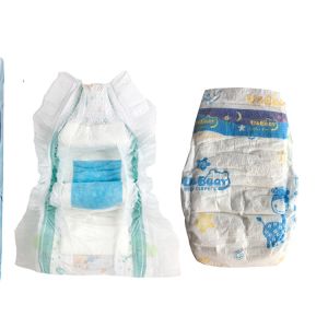 Sumitomo SAP Nonwoven Widen Hug Elastic Waistband Soft Baby Diaper