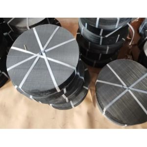 Flat Surface Black Wire Cloth Extruder Screen With Various Shapes And Sizes