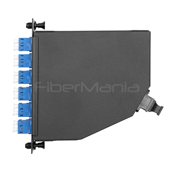 12 Fiber MPO Cassette 6 Ports Fully Loaded For Data Center
