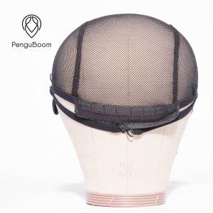 Antibacterial Black Glueless Wig Cap Hair Weaving Cap Washable