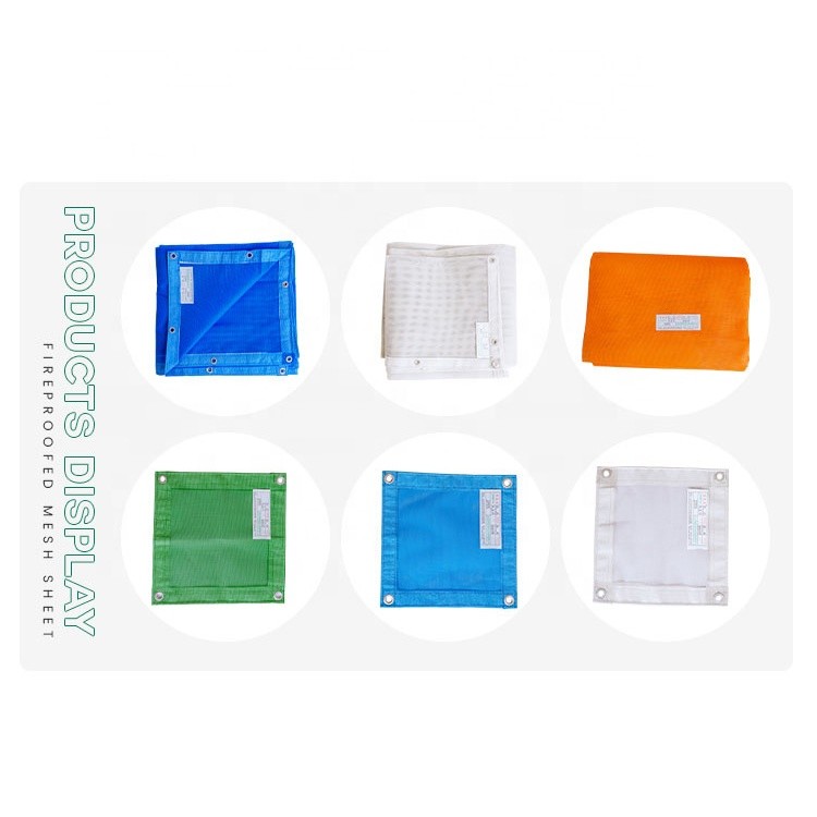 Construction Safety Mesh Sheet Scaffolding Netting Fireproof Mesh Sheets