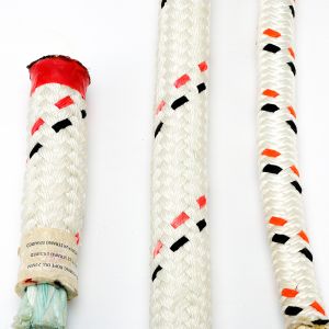 64mm UHMWPE Marine Mooring Rope Double Braided Polyester Cover