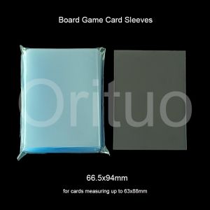 Matte Board Game Sleeves Acid Free Deck Protector Sleeves 66.5x94mm