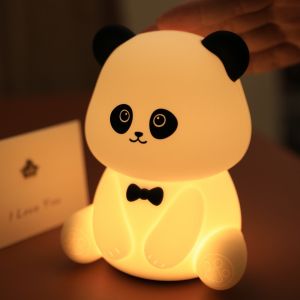 Gentleman Panda Night Light Kneading And Relieving Stress Office Ornament