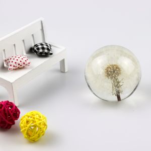 Customized Crafts Resin Balls Paperweight 70mm 100mm Transparent Acrylic Ball