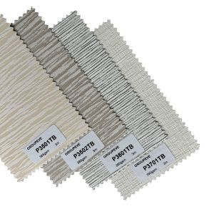 High Draping 380GSM 3M Width Jacquard Sunshade Blackout Roller Blinds Fabric for