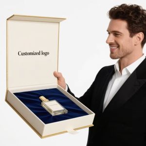 Custom Rigid Perfume Gift Box with UV Printing