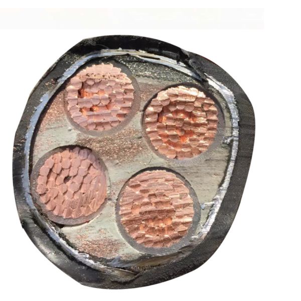 Buy 3 Core Xlpe Power Cable Copper Conductor Medium Voltage Armored Ground Wire at wholesale prices