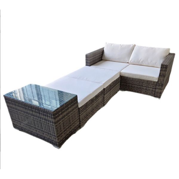 7pc Rattan Wicker Sofa Set Table Patio Outdoor Corner Rattan Antique Sofa Set