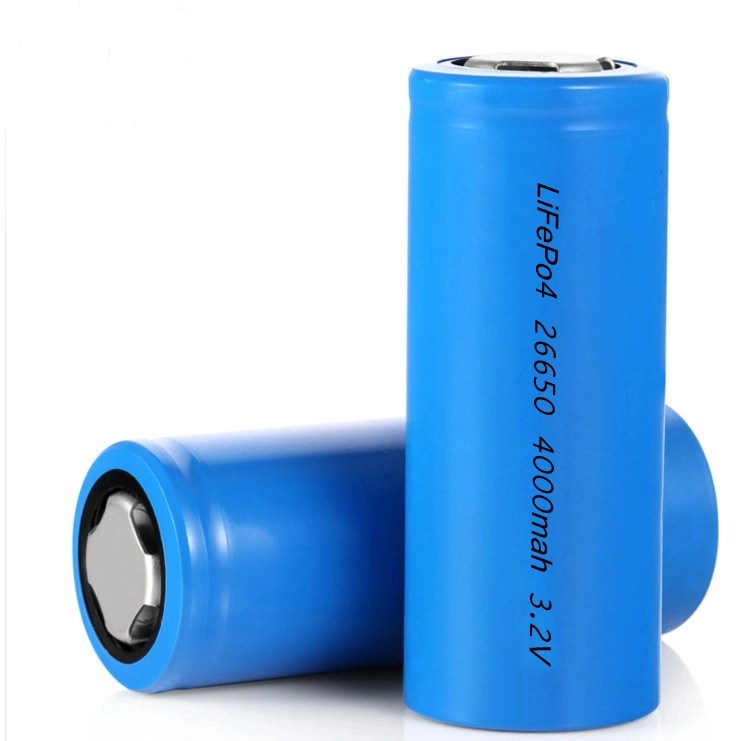 Quality 3.2V 26650 Battery 4000mah Deep Cycle Lithium Iron Phosphate Battery for sale