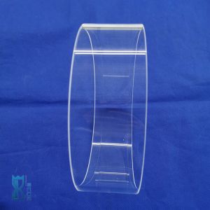 Customized High Purity Transparent Polished Clear Glass Tube Furnace