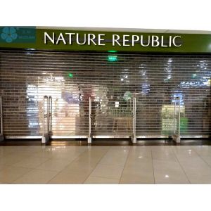 High Reliability SS304 PVC Transparent Roller Shutter