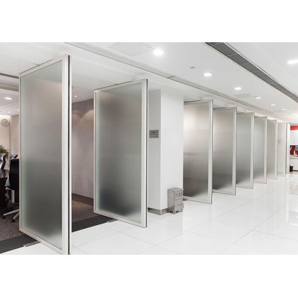 Glass Aluminum Profile Partition Walls Dimming Glass Principle Enables Technical