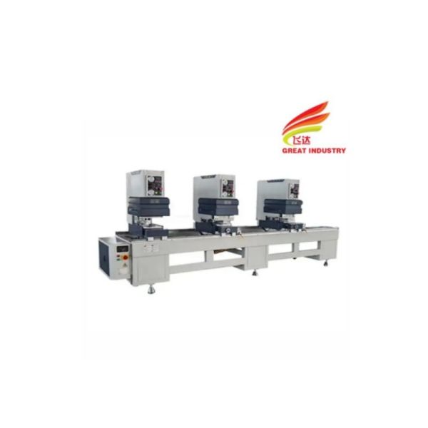 THREE HEAD WELDING MACHINE WINDOW MANUFACTURING MACHINE UPVC WINDOWS MAKING